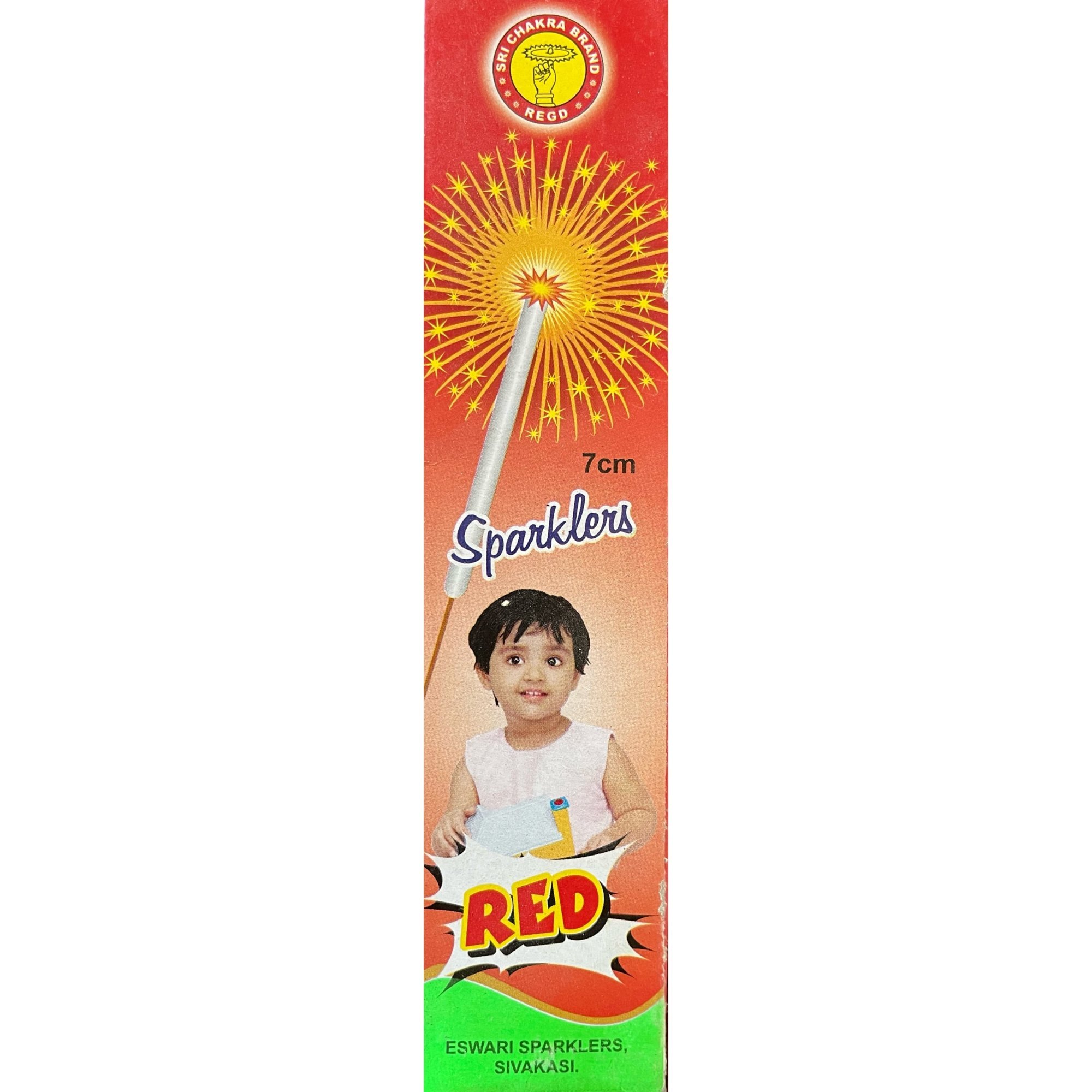 7 cm Red Sparklers