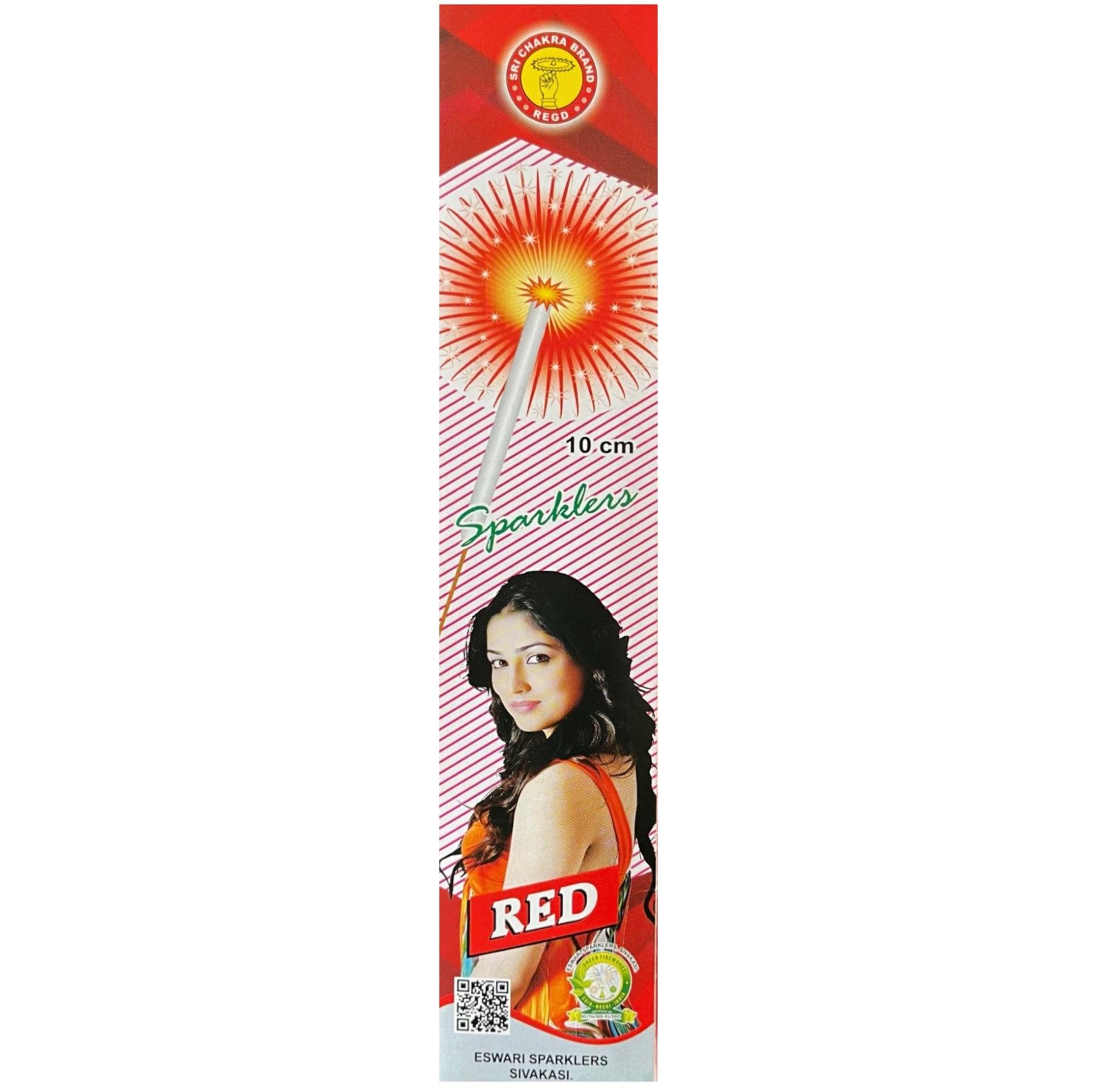 10 cm Red Sparklers
