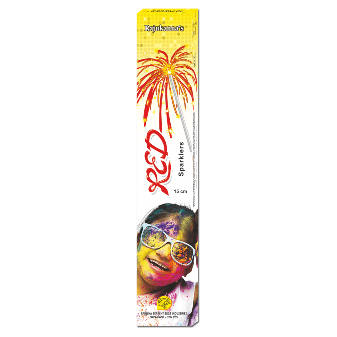15 cm Red Sparklers